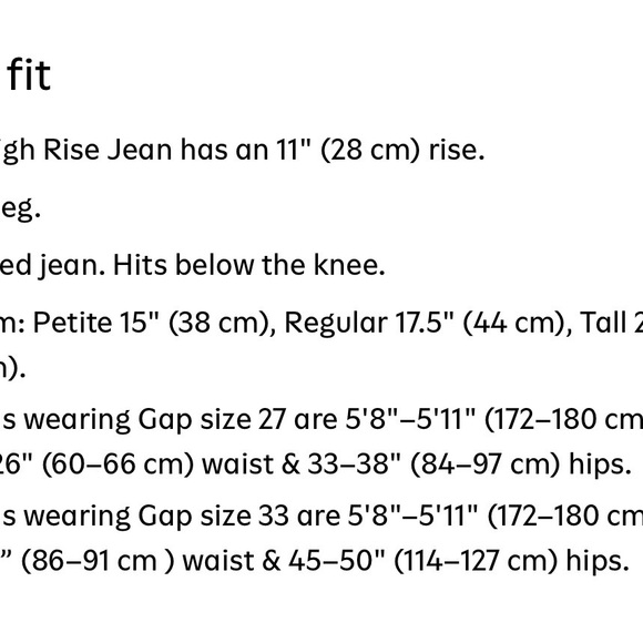 GAP Women High Rise Wide-Leg Culotte Medium Blue Indigo 32/14 Short Jeans NWT - Picture 8 of 8